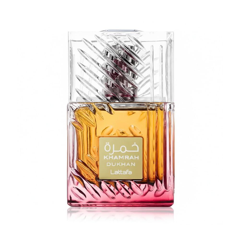 image:imageLattafa Khamrah Dukhan for Unisex Eau de Parfum Spray 34 Ounce  100 mlWood