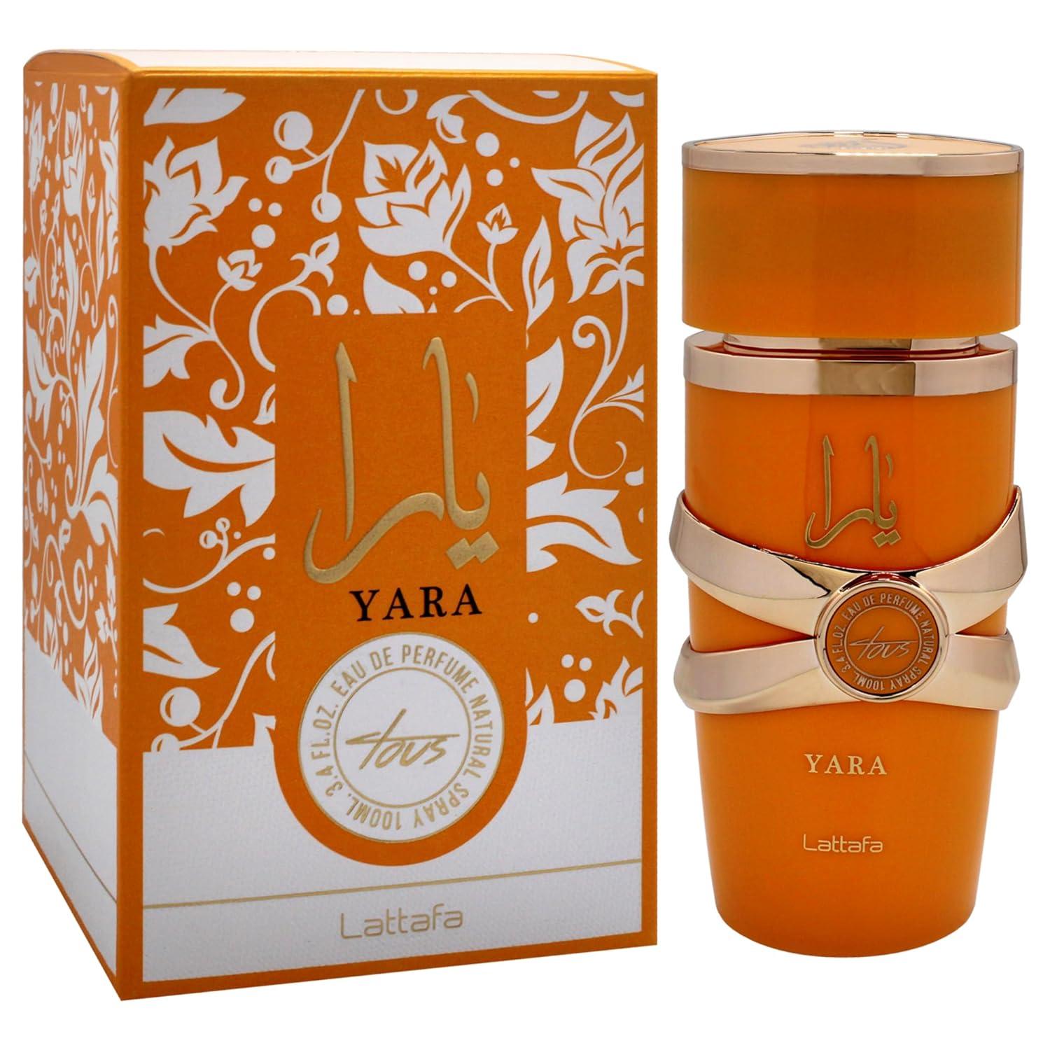 image:imageLattafa 2 Piece Fragrance Bundle for Women 34 Ounce Yara Eau De Parfum Spray 34 Ounce Yara Candy Eau De Parfum SprayAmber Fruity