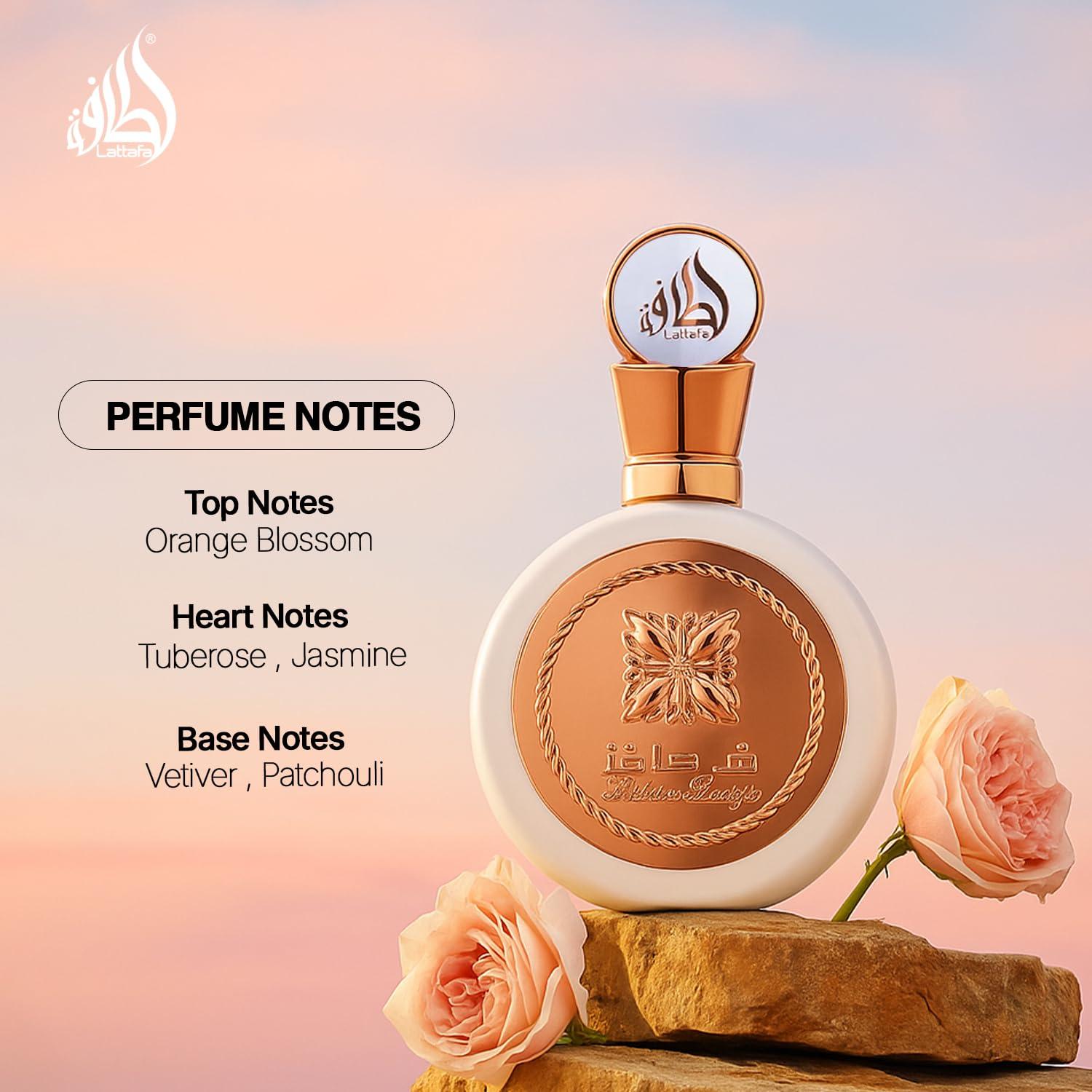 image:imageLattafa Fakhar Floral Fruity Fresh Sweet Eau de Parfum LongLasting Fragrance for Women 340 Ounce 100 mlFloral Sweet Creamy Powdery Fruity