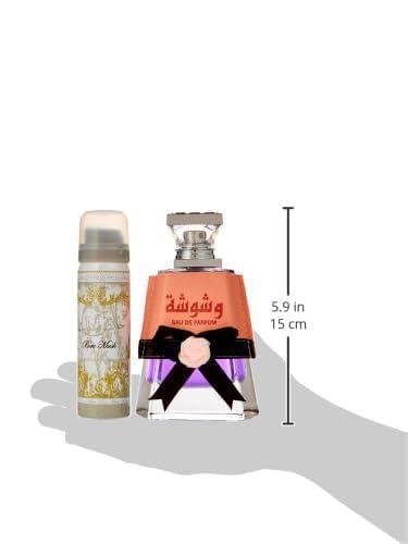 image:imageLattafa Najdia 2 Piece Set for Men 34 Ounce Eau de Parfum Spray 17 Ounce Deodorant Spray255 Ounce Pack of 2