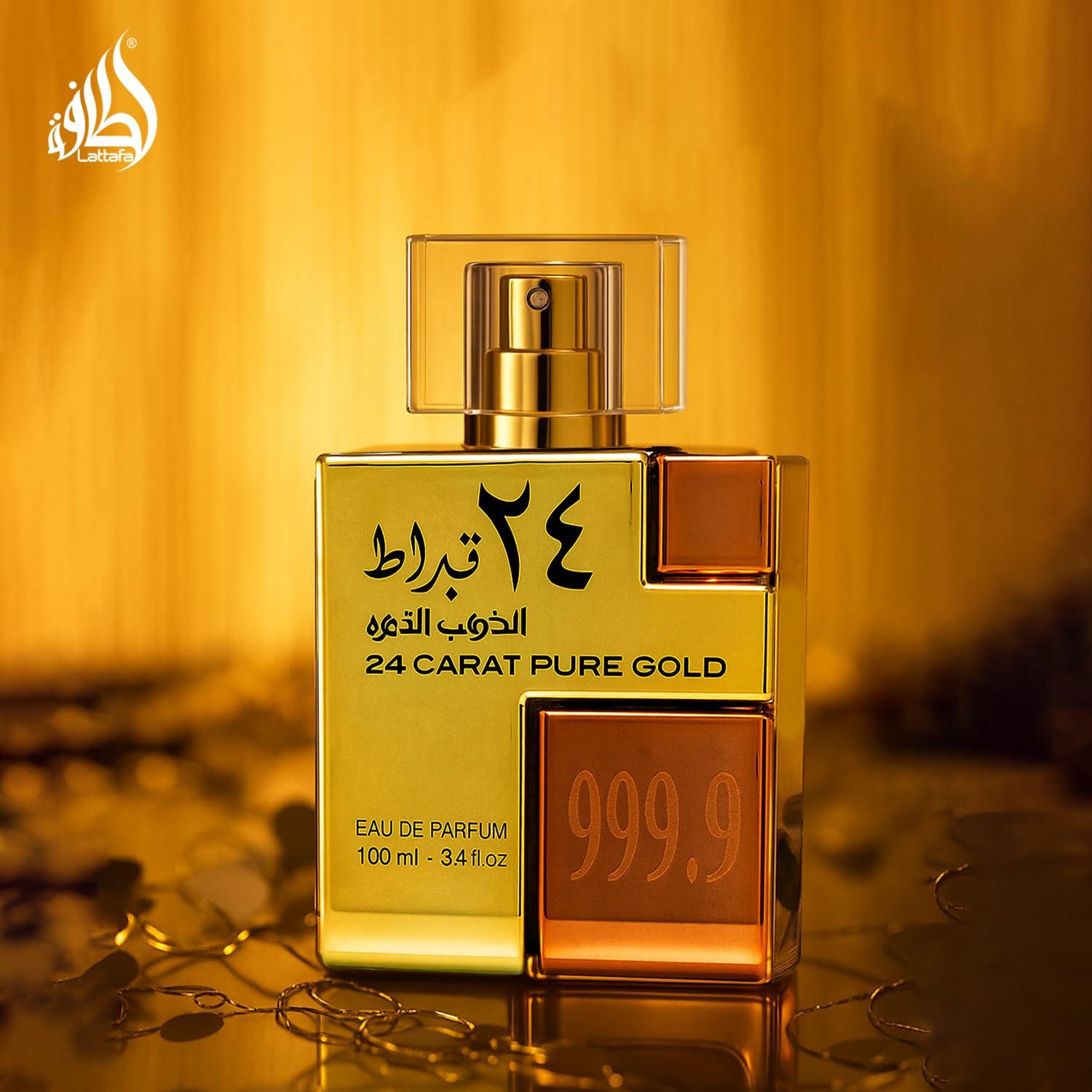 image:imageLattafa Pride Shaheen Silver Fresh Fruity Chypre Amber Eau de Parfum LongLasting Fragrance for Unisex 34 Ounce 100 ml24 Carat Pure Gold