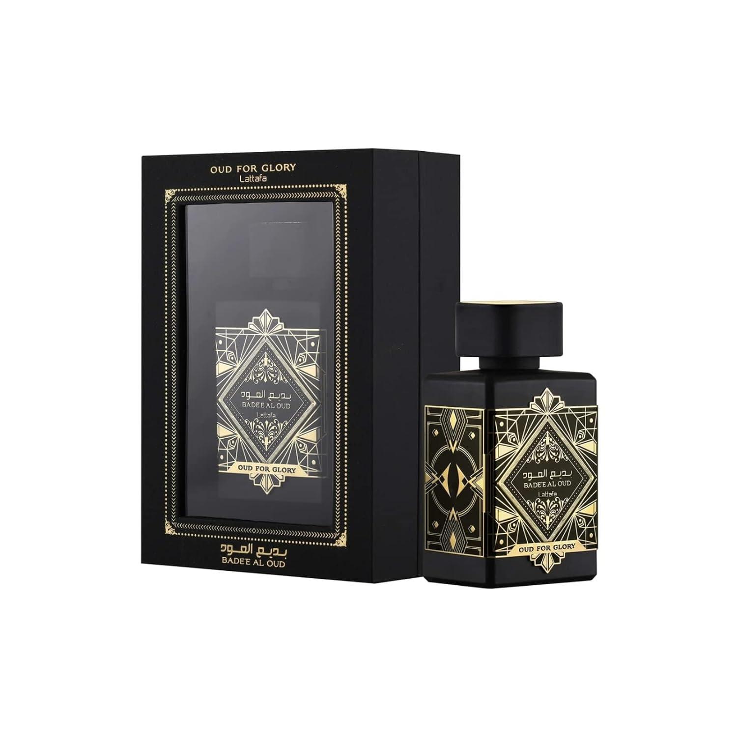 image:imageLattafa Pride Shaheen Silver Fresh Fruity Chypre Amber Eau de Parfum LongLasting Fragrance for Unisex 34 Ounce 100 mlBadee Al Oud Oud For Glory and Ejaazi Intensive Silver