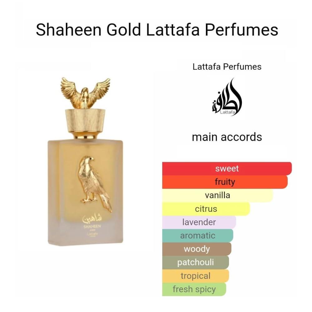 image:imageLattafa Pride Shaheen Silver Fresh Fruity Chypre Amber Eau de Parfum LongLasting Fragrance for Unisex 34 Ounce 100 mlFruity