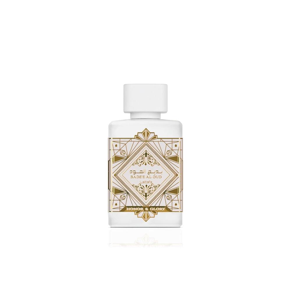 image:imageLattafa Badee Al Oud Honor amp Glory  Fruity Vanilla Warm Spicy Woody  Eau de Parfum LongLasting Fragrance for Unisex 340 Ounce  100 ml  UnisexOriental  Spicy  Fruity  Vanilla  Amber Wood