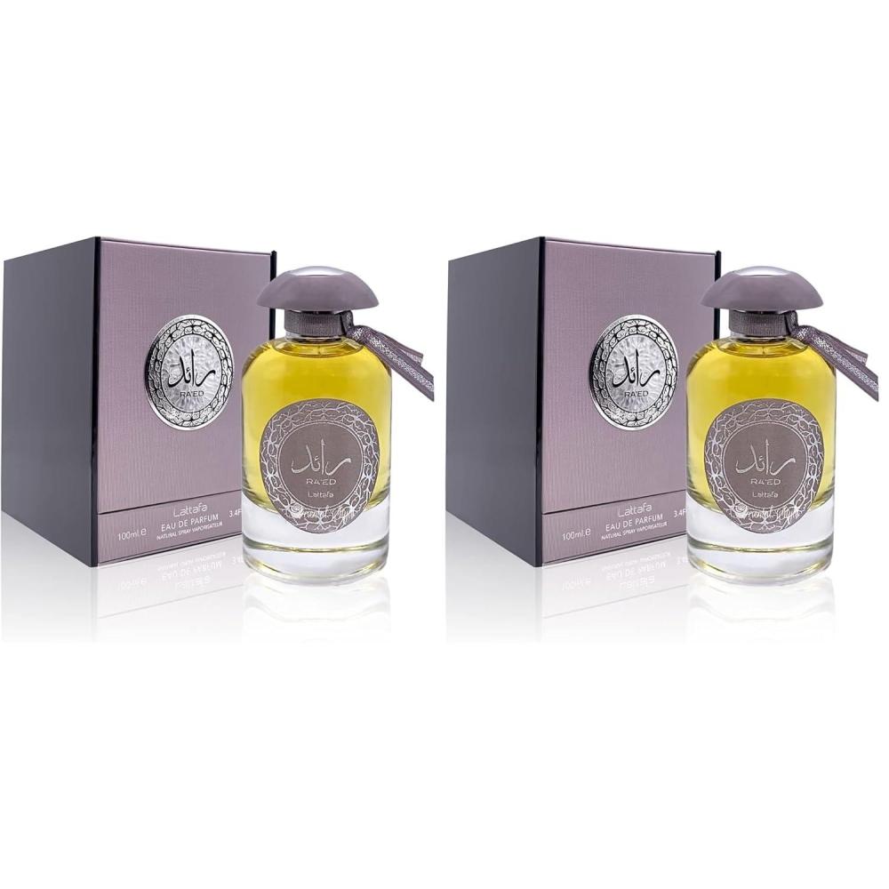 image:imageLattafa Perfumes Raed Silver for Unisex Eau de Parfum Spray 34 Ounce34 Ounce Pack of 2