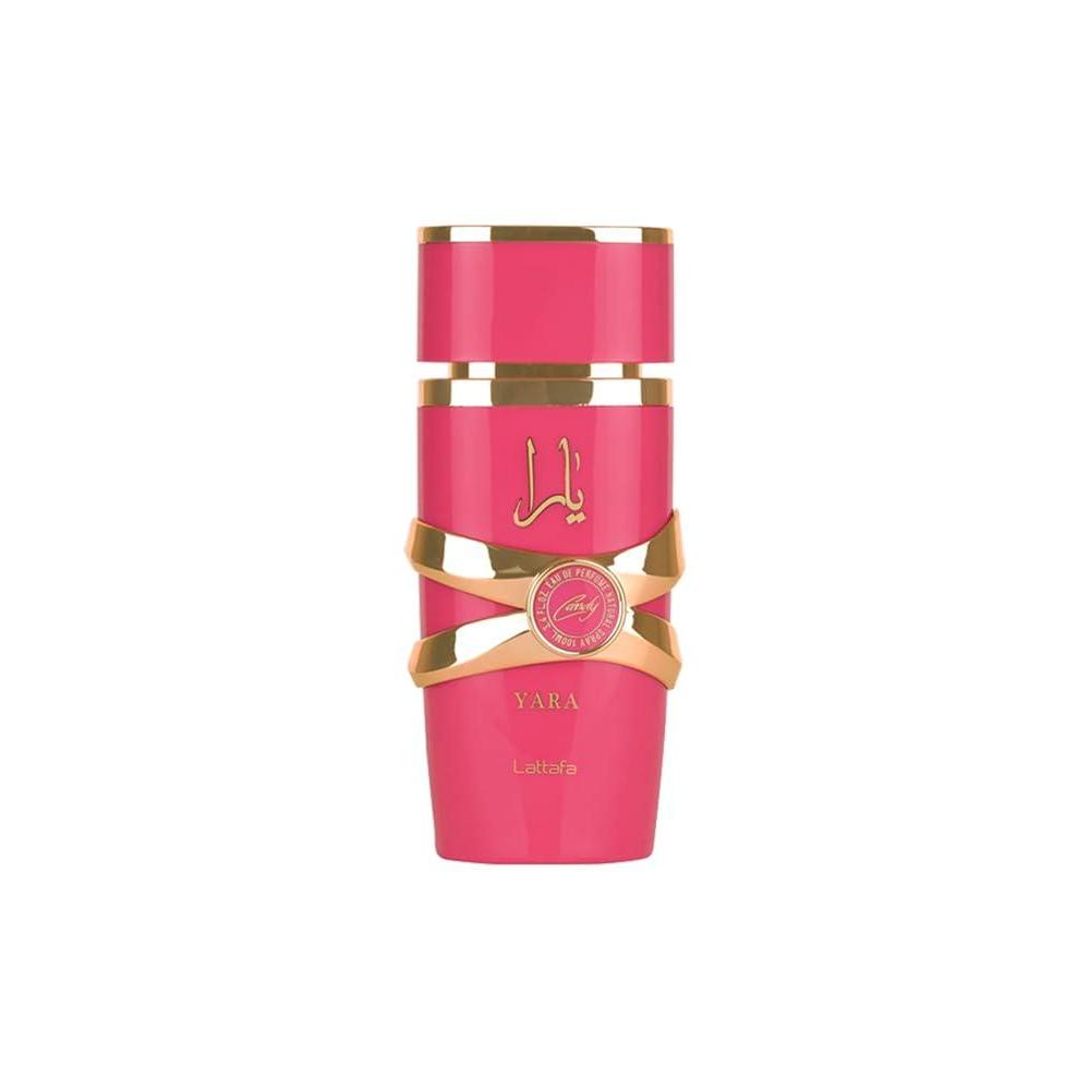 image:imageLattafa Yara Candy Vanilla Fruity Citrus Floral Eau de Parfum LongLasting Fragrance for Women 340 Ounce 100 mlCitrus Musk Fruity Vanilla Amber Wood