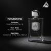 Lattafa Liam Blue Shine Eau de Parfum Spray for Unisex, 3.4 Ounce(3.4 Fl Oz (Pack of 1))