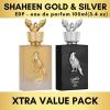 Lattafa Pride Shaheen Silver – Fresh, Fruity, Chypre, Amber – Eau de Parfum Long-Lasting Fragrance for Unisex, 3.4 Ounce / 100 ml(Pride Shaheen Gold and Silver)