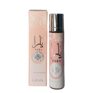 Lattafa 2 Piece Fragrance Bundle for Women (3.4 Ounce Yara Eau De Parfum Spray + 3.4 Ounce Yara Candy Eau De Parfum Spray)(Amber Vanilla)