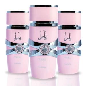 Lattafa 2 Piece Fragrance Bundle for Women (3.4 Ounce Yara Eau De Parfum Spray + 3.4 Ounce Yara Candy Eau De Parfum Spray)(Sweet)