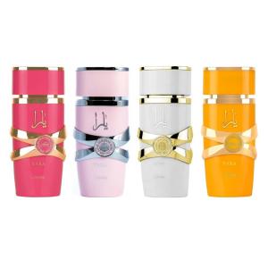 Lattafa 2 Piece Fragrance Bundle for Women (3.4 Ounce Yara Eau De Parfum Spray + 3.4 Ounce Yara Candy Eau De Parfum Spray)(Yara Gift Set)