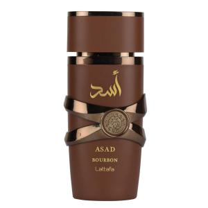 Lattafa Asad Bourbon for Unisex Eau de Parfum Spray, 3.4 Ounce / 100 ml | for Unisex