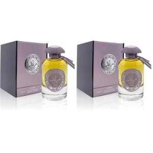 Lattafa Perfumes Ra’ed Silver for Unisex Eau de Parfum Spray, 3.4 Ounce(3.4 Ounce (Pack of 2))
