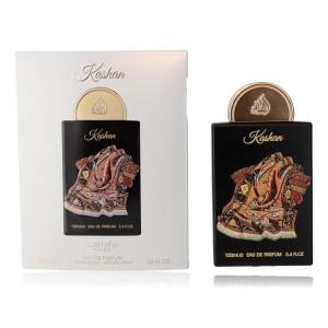 Lattafa Pride Kashan for Unisex Eau de Parfum Spray, 3.4 Ounce / 100 Ml(Fresh  Musk  Spicy  Fruity  Amber Wood)