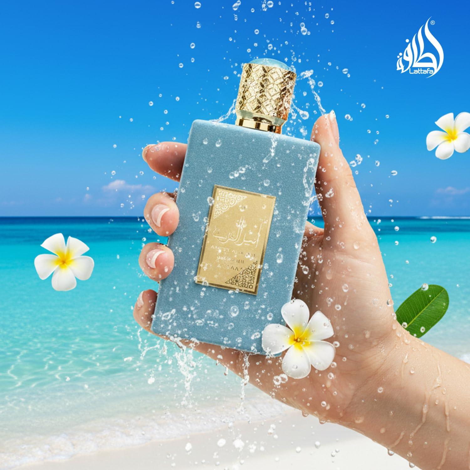 image:imageLattafa Asdaaf Ameerat Al Arab Prive Rose Eau de Parfum Spray for Women 34 OunceSpicy