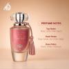 Lattafa Mohra Silky Rose for Women Eau de Parfum Spray, 3.4 Ounce / 100 ml(Fresh)